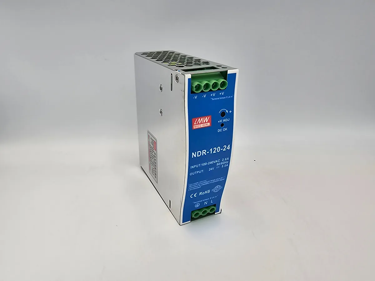 Fuente De Poder 24v 5 Amp Industrial Montaje Riel Din